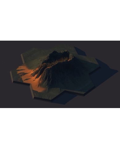 Segone - Volcano 04 - Modular Hex - 1 Piece