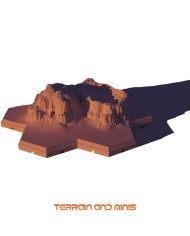 Segone - Desert Mountain Canyon - Modular Hex - 1 Piece
