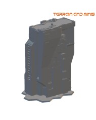 6 mm Sci Fi Building - Model 08