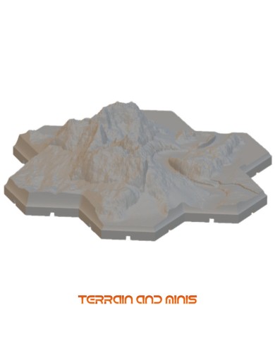 Segone - River Mountain 01 - Modular Hex - 1 Piece