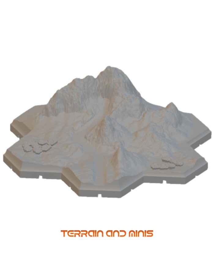 Segone - River Mountain 03 Source - Modular Hex - 1 Piece