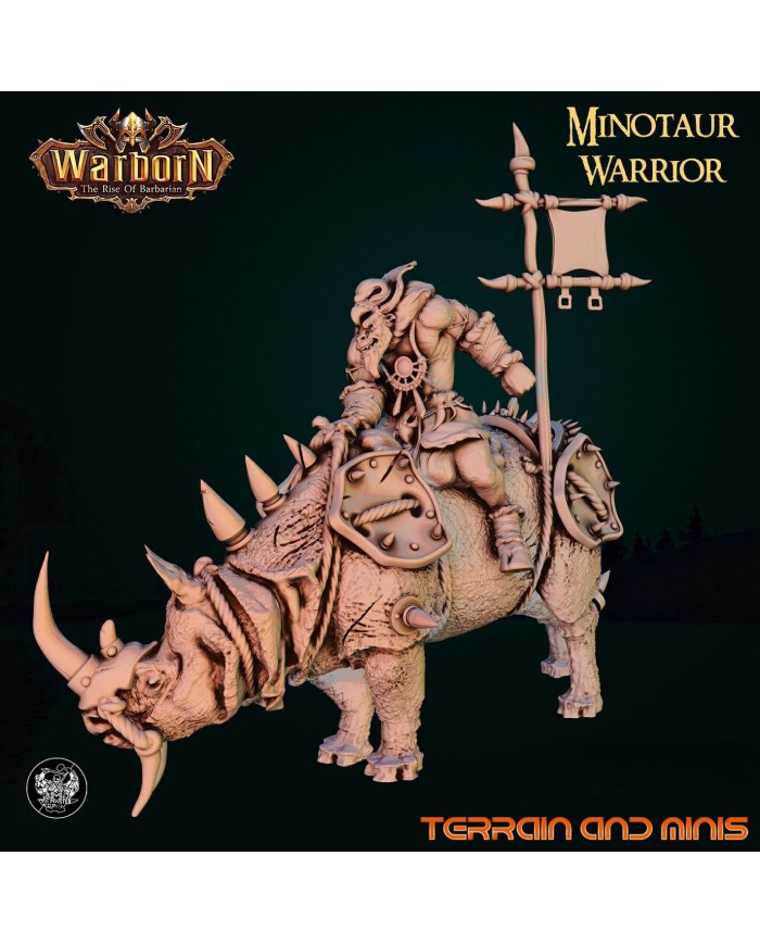 Minotaur Warrior Rider - 1 Mini