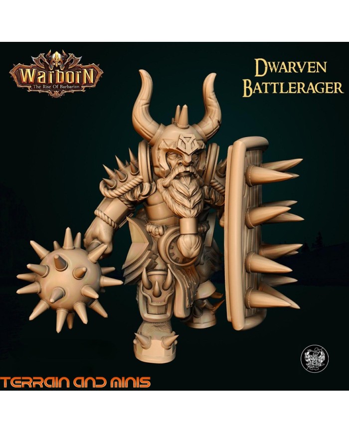 Dwarven Battlerager A - 1 Mini