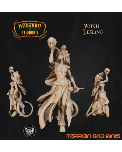 Tiefling Witch - 1 Mini