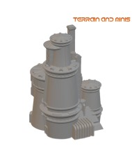 6 mm Sci Fi Building - Model 18