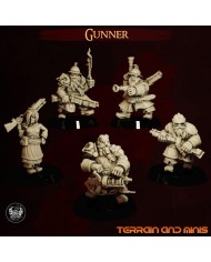 Dwarven Gunners - 5 Minis