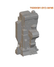 6 mm Sci Fi Building - Model 21