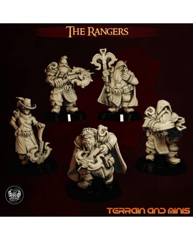 Dwarven Rangers - 5 Minis
