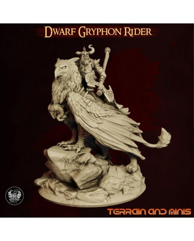 Dwarf Gryphon Rider B - 1 Mini