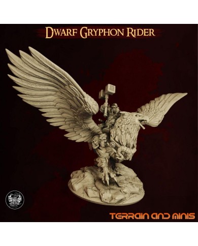 Dwarf Gryphon Rider C - 1 Mini