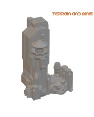 6 mm Sci Fi Building - Model 23