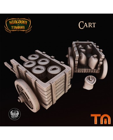Kingdom of Tiradom - Two Carts with Merchandise