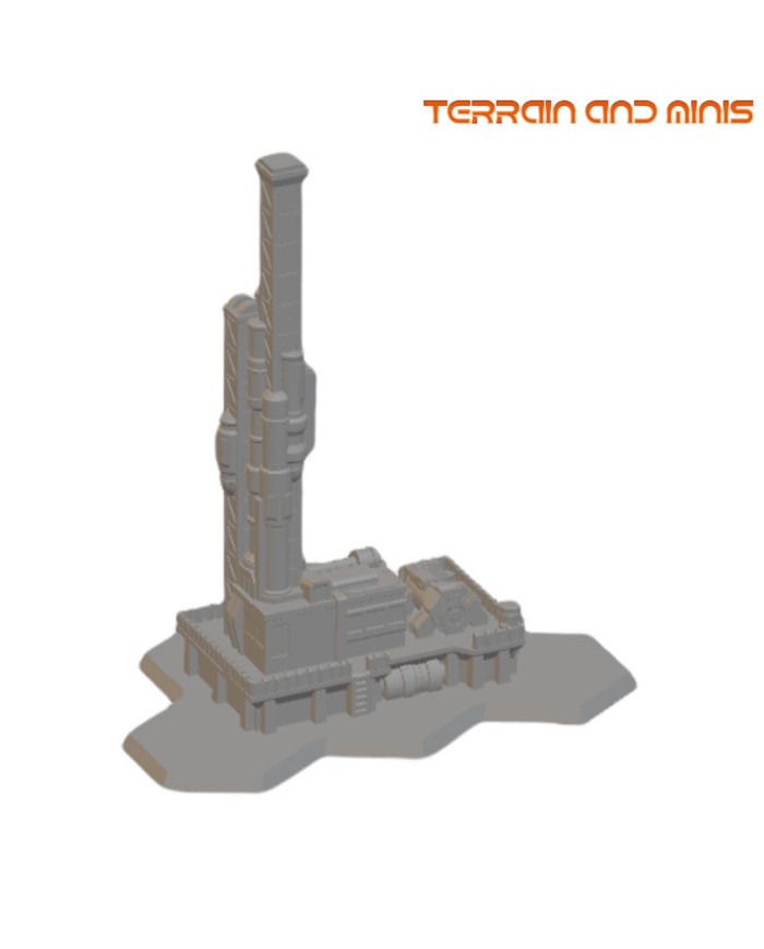 6 mm Sci Fi Building - Model 24