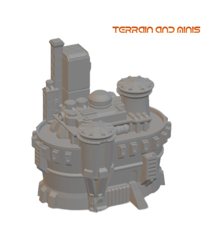 6 mm Sci Fi Building - Model 25