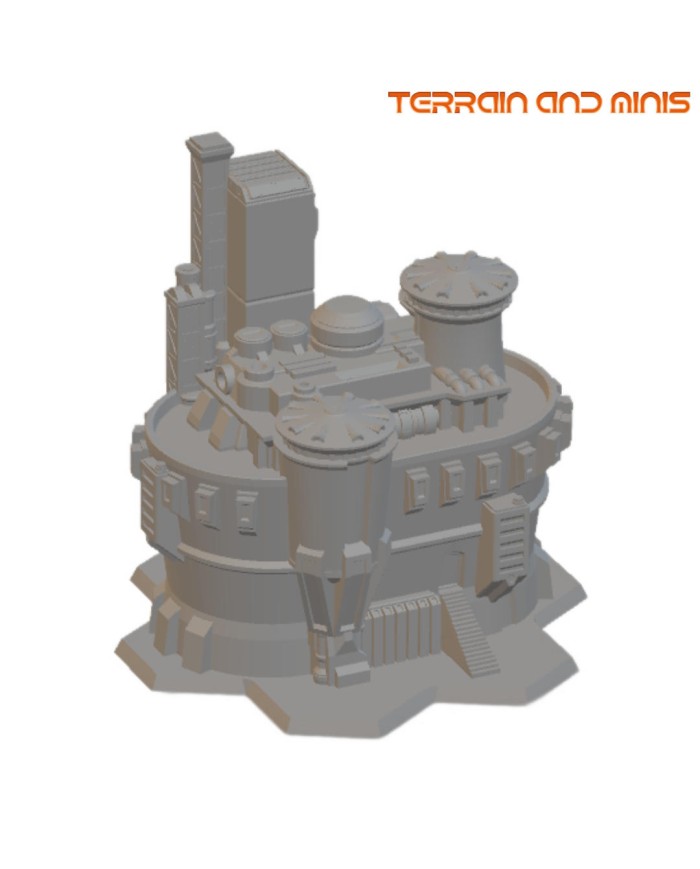 6 mm Sci Fi Building - Model 25