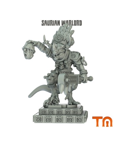 Lizardmen - Saurian Warlord - 1 Mini