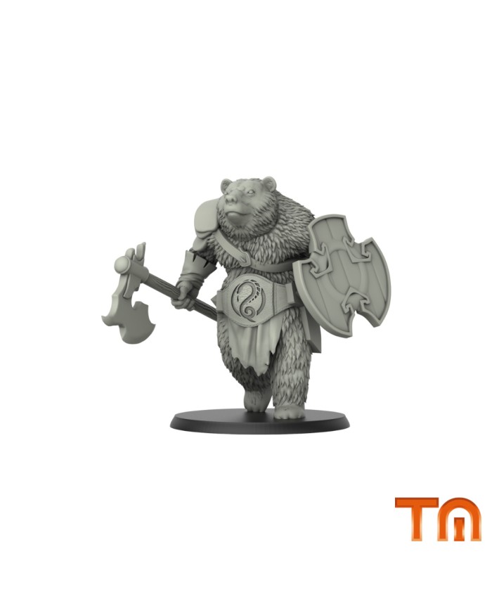 Bear Man Warrior - 1 Mini