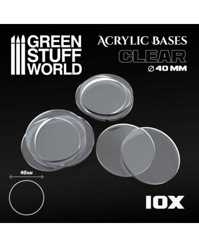 Acrylic Bases | Terrainandminis