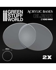 SW Legion - Round 27 mm - Clear Acrylic Bases