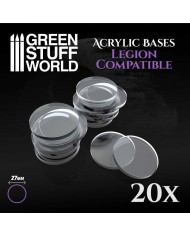 Round 100 mm - Clear Acrylic Bases