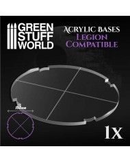 SW Legion - Oval 100x200 mm - Clear Acrylic Bases