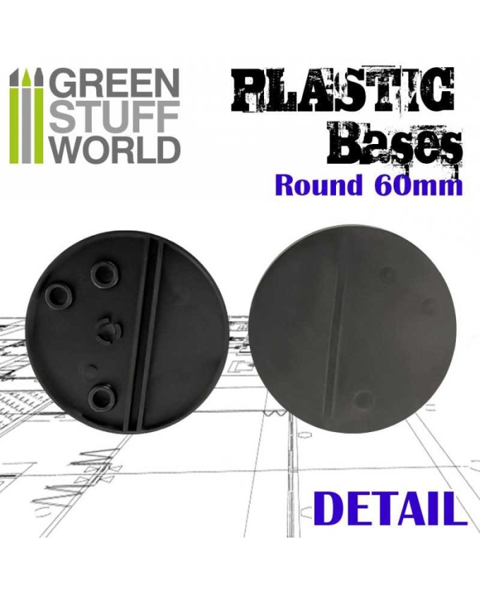 Plastic Bases - Round 55 mm BLACK (copia)