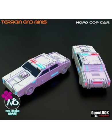 Neo Osaka - Set of Two NOPD Cop Cars