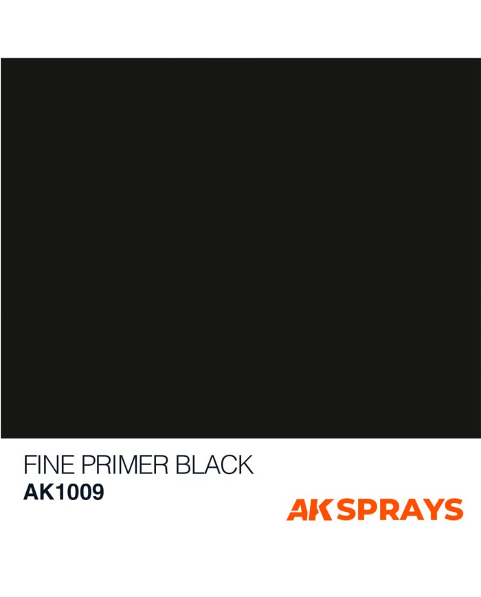 Fine Primer Black Spray