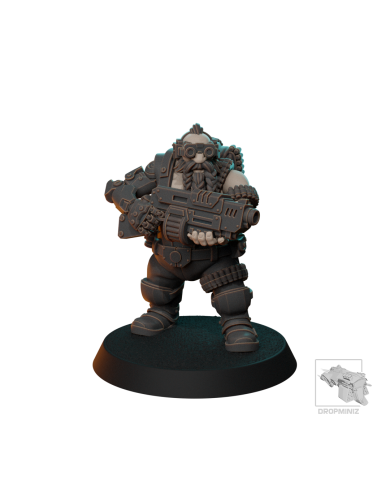 Dwarf Commandos - Gunner - 1 mini