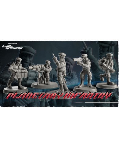 Planetary Infantry - 5 minis