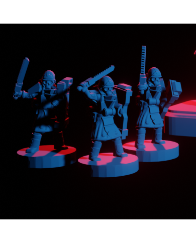 Legion - Light Infantry with Shields - 3 minis