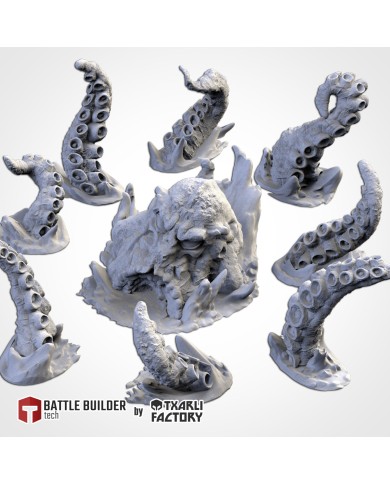 Kraken con Tentáculos (x8) - Versión Acuática