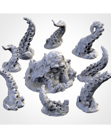 Kraken con Tentáculos (x8) - Versión Terrestre