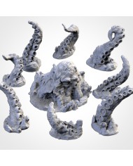 Kraken with Tentacles (x8) - Clear Version