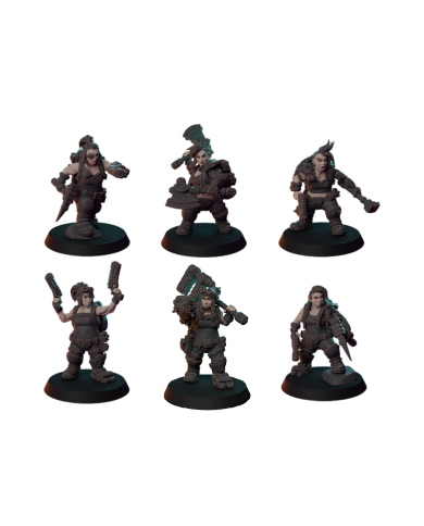 Dwarf Commandos - Squad C - 6 minis