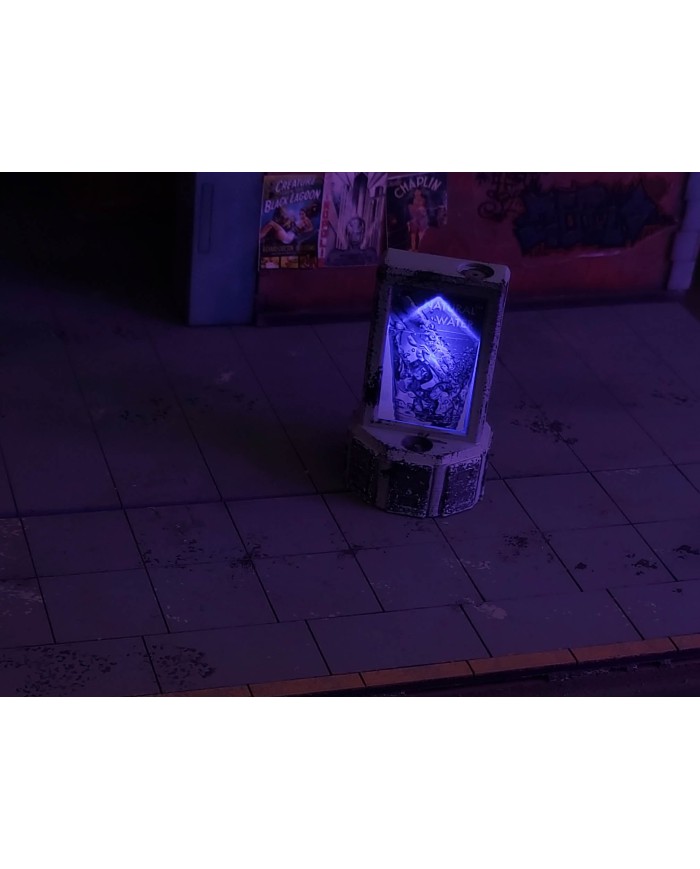 Mobiliario Urbano NeonPunk - Cartel Luminoso + PDFs