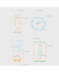 Mobiliario Urbano NeonPunk - Cartel Luminoso + PDFs