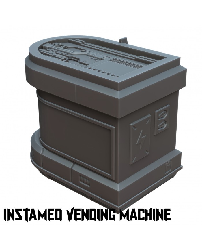 Mobiliario Urbano NeonPunk - Máquina de Vending + PDFs