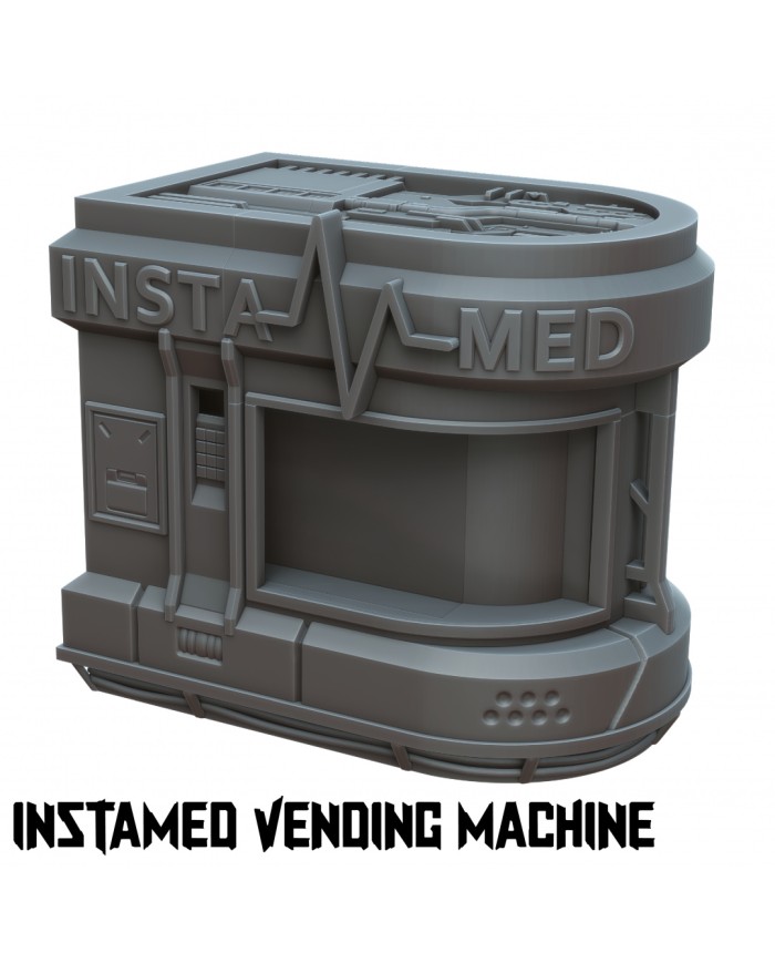 Mobiliario Urbano NeonPunk - Máquina de Vending + PDFs