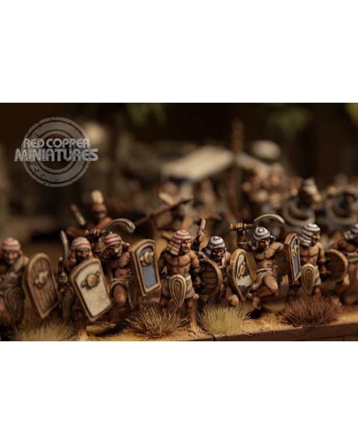 New Kingdom of Egypt - Lybian Warriors - 5 Minis