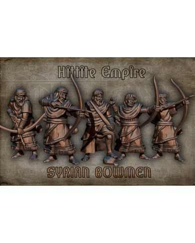 Imperio Hitita - Arqueros Sirios - 5 Minis
