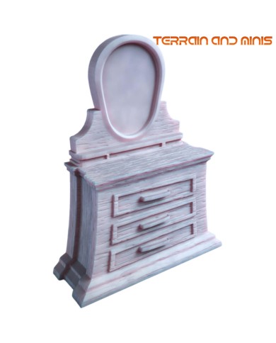 Quiet Ville - Chest of drawers with mirror