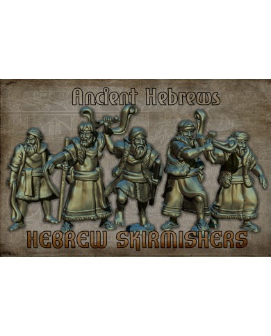 Ancient Hebrews - Slingers - 5 Minis