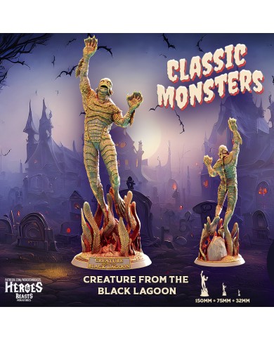 Classic Monsters - Creature From The Black Lagoon - 1 Mini