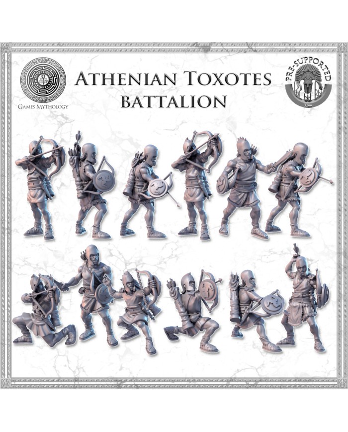 Grecia - Toxotes Atenienses - 12 minis