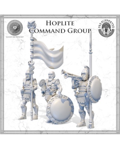 Greece - Hoplites - Command Group - 3 minis