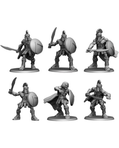 Greece - Spartans - With Swords - 6 minis