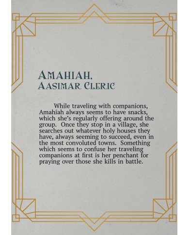 Clérigo Aasimar - Amahiah