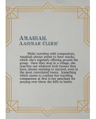 Female Aasimar Cleric - Amahiah|The Printing Goes Ever On|Clerics