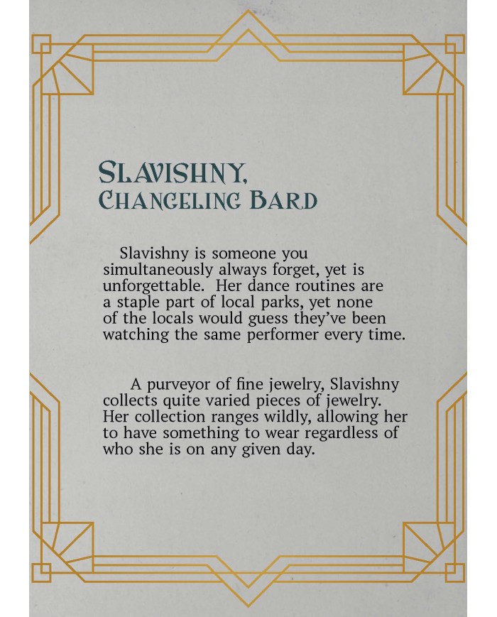 Bardo Changeling - Slavishny
